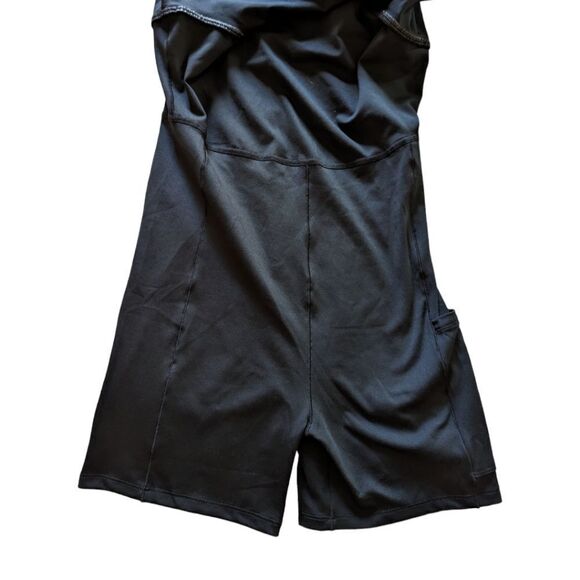 Madewell NWT Flex Activewear CrossBack Dress with Built in Shorts Sz S in Black - Picture 12 of 16